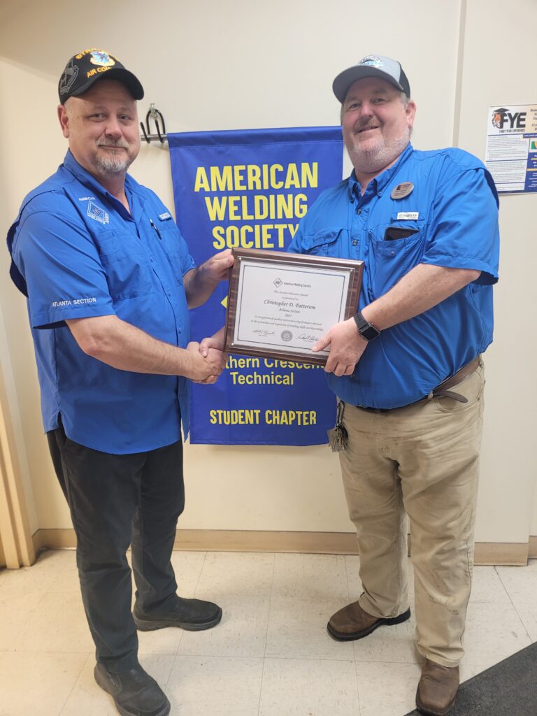 Welding Instructor Receives Award